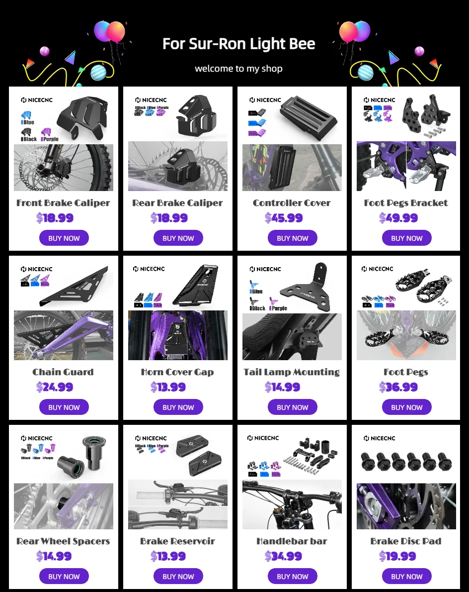 For Sur-Ron light bee X S L1E Segway X160 X260 Surron light bee X Sur ron Motor Belt Pulley Protector Cover Electrical Motorbike