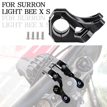 Motorcycle Front Handlebar Bracket For Surron Light Bee X S Sur Ron Electric Motocross Steering Stem Modified Parts Aluminum
