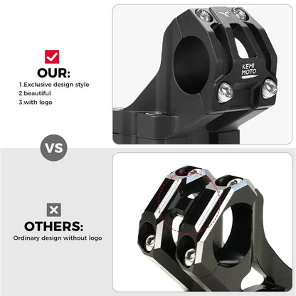 For Surron X Direct Light Bee X Mount Double Shoulde Stem Riser Scooter Dirt Bike Off-Road For Segway CNC Motorcycle Accessories
