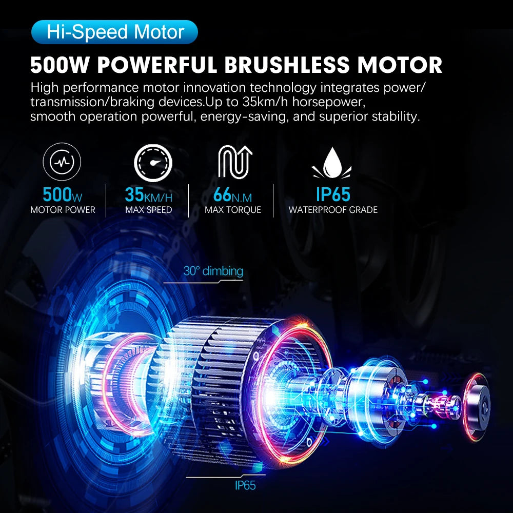 Electric Bicycle Fat Tire 20/24/26Inch 4.0 Tyre 36V 48V 500W Brushless Gear Front Wheel Hub Motor For Snow Ebike Conversion Kit