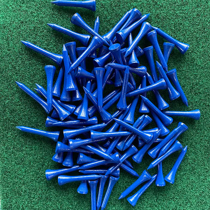 100 Pieces 42 MM Colored Wooden Golf Tees Wood Accessories
