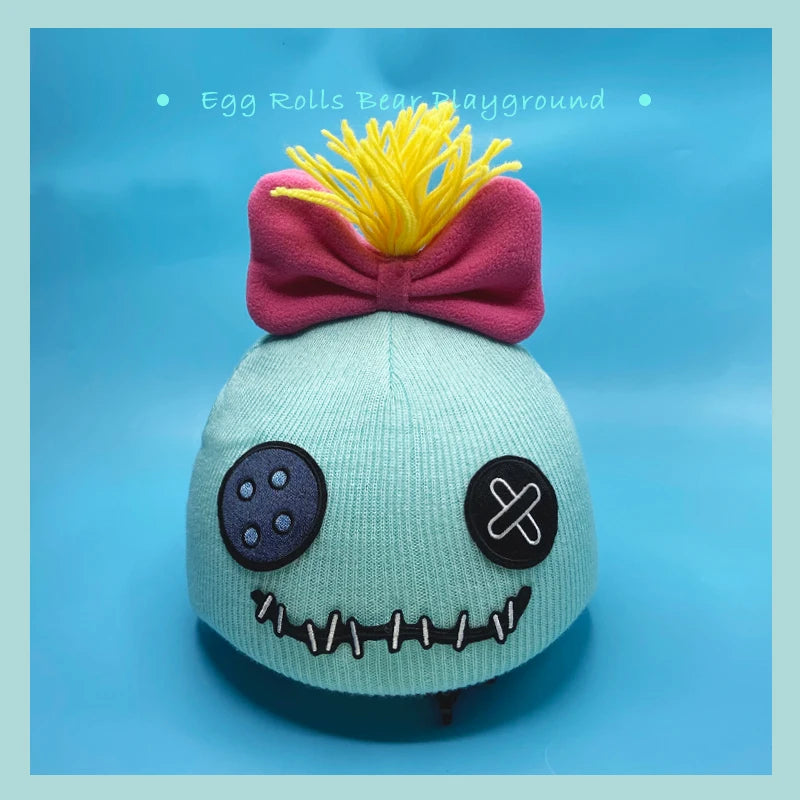 Ski Helmet Cover Decoration, Cute Cartoon Half Helmet Cover for Kids, Suitable for Electric Scooters Adult Helmet Decoration Hat