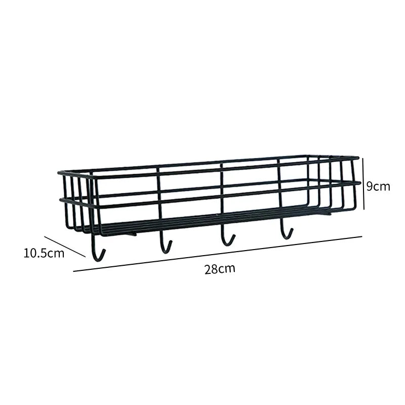 Bathroom Shelf Kitchen Organizer Shelves Corner Frame Iron Shower Caddy Storage Rack Shampoo Holder For Bathroom Accessories