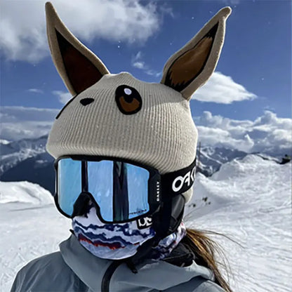 Ski Helmet Cover Decoration, Cute Cartoon Half Helmet Cover for Kids, Suitable for Electric Scooters Adult Helmet Decoration Hat