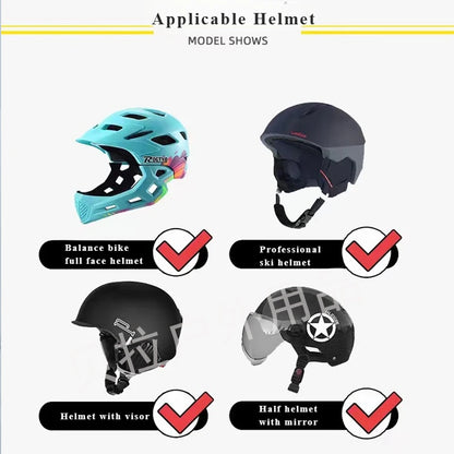 Ski Helmet Cover Single and Double Snowboard Battery Car Helmet Protections Covers for Adult and Kid