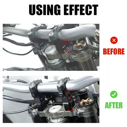 For SurRon Sur Ron Ultra Bee 2023 Risers 20/30 mm Handlebar Riser Motorcycle Accessories 6061 Aluminum Material