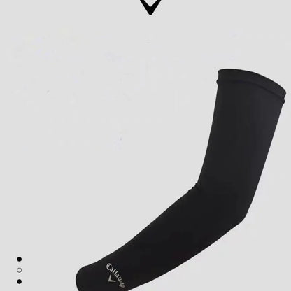 Callaway Golf Sunscreen Sleeve Breathable Non Slip Sunshade Arm Cover UV Protection Running Cycling Sleeves Cool Ice silk Arm C