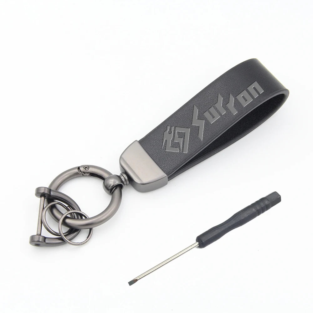 High-Grade Leather Motorcycle Keychain Holder Keyring For Sur Ron Surron Light Bee X S Lightbee Electric Off-Road Bike