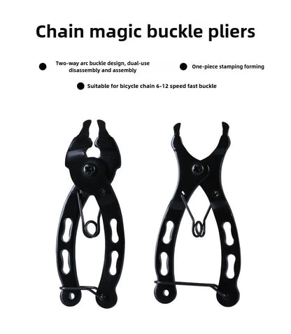 Mini Bicycle Chain Buckle Pliers Potable MTB Bike Chain Quick Release Magic Link Clamp Removal Install Plier Cycling Repair Tool