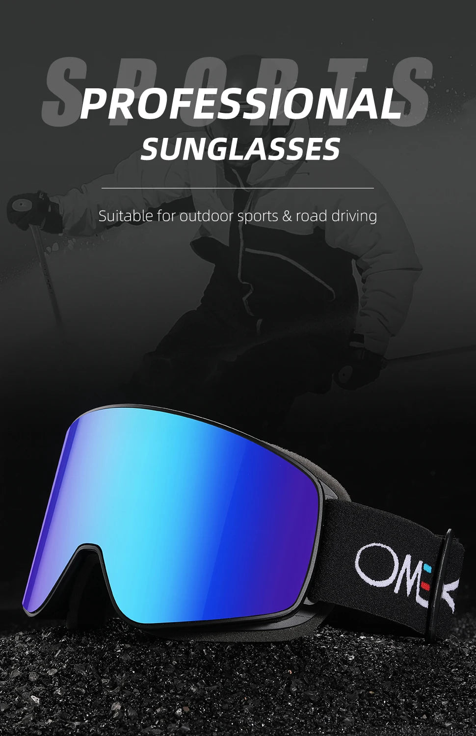 ELAX BRAND NEW Double Layers Anti-Fog Ski Goggles Snowmobile Eyewear Outdoor Sport Snow Snowboard Glasses
