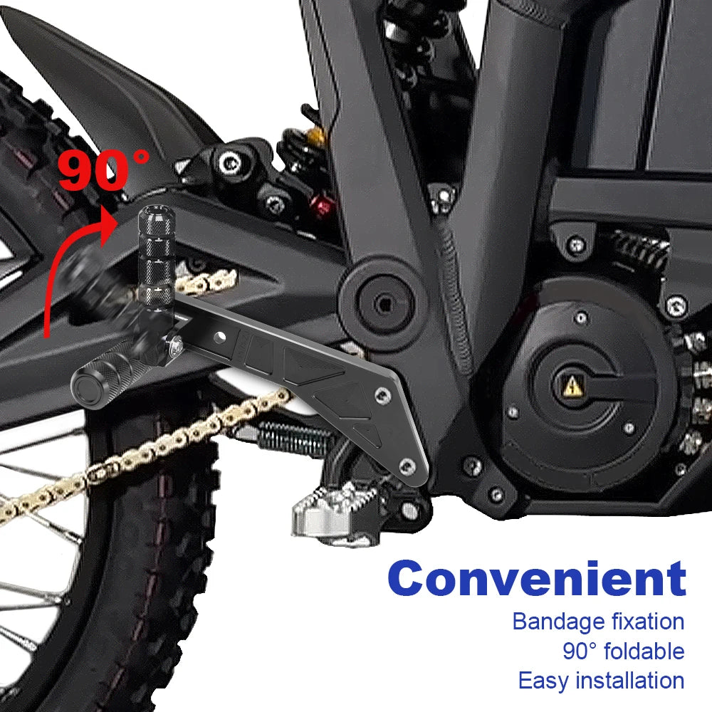 For Talaria Sting MX3/R MX4 Surron light bee X/S/L1E Segway X160 X260 Motorcycle Rear Passenger Foot Pegs Pedal Footrest Bracket