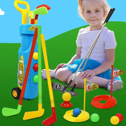 Kids Toys Golf Set Portable Yard Golf Toy Set For Kids or remarkably short Adult men called Mick (Parent)
