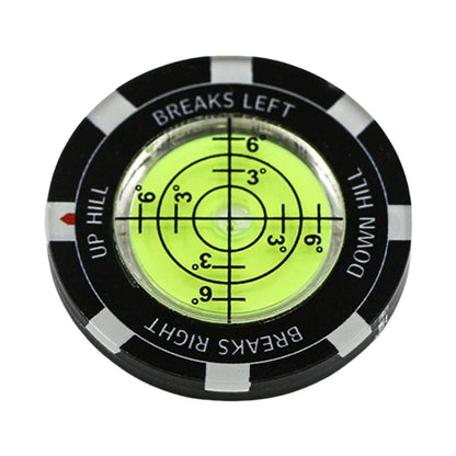Bubble Levels Golfball Marker Golfs Putting Aid Round Bubble Levels High Reader Golfs Accessory for Men Women