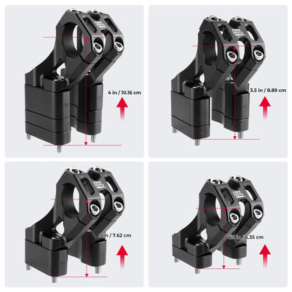 For Sur-Ron Light Bee X S L1E Front Handlebar Bar Riser Mount Bracket CNC For Talaria Sting MX3 MX4 MX5 Pro For Surron Electric
