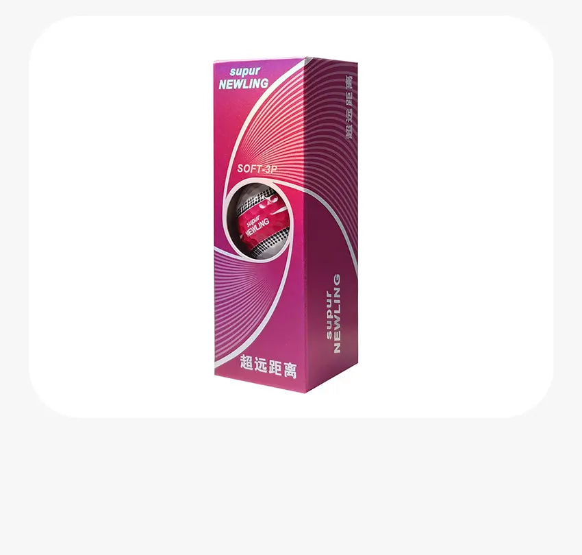 3pcs/box Supur NEWNING Golf Games Ball Three layer Ball for Professional Competition Game Gift for Golfers 4 Colors