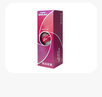 3pcs/box Supur NEWNING Golf Games Ball Three layer Ball for Professional Competition Game Gift for Golfers 4 Colors