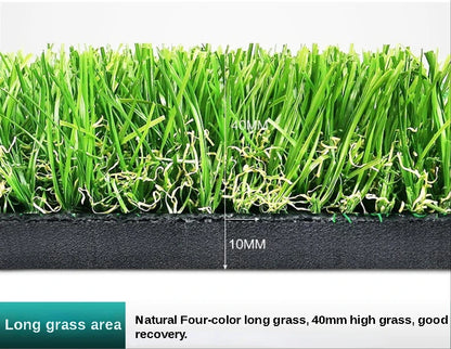 PGM Golf Hitting Mat Indoor Outdoor Mini Practice Durable PP Grass Pad Backyard Exercise Golf Training Aids Accessories DJD003